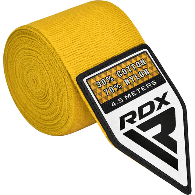 Bandaje profesionale pentru box, Rdx WX Galben