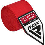 Bandaje profesionale pentru box, Rdx WX Rosu
