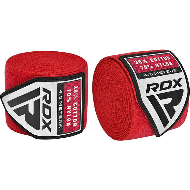 Bandaje profesionale pentru box, Rdx WX Rosu
