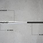 Bata baseball Avento,  aluminiu, 65 cm