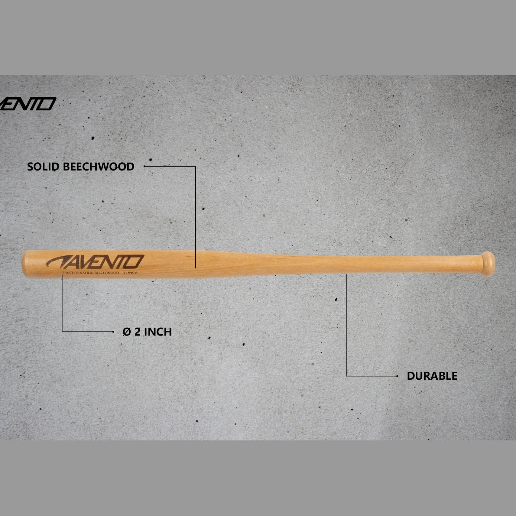 Bata baseball Avento, lemn ,78 cm
