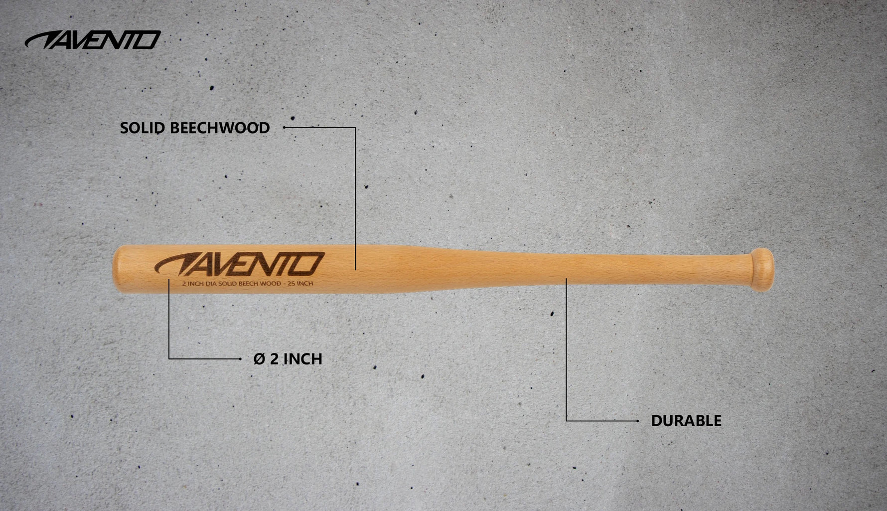 Bata Baseball lemn 63 cm