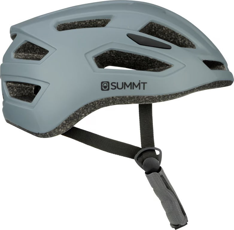 Cască Bicicletă SUMMIT Adulți Ajustabilă 58-62cm Negru/Gri