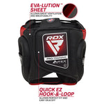 Casca de box RDX APEX, cu protectie pentru obraji