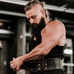 Centura culturism din piele pentru powerlifting RDX RD1