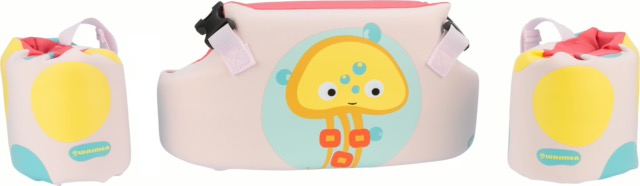 Centura cu aripioare 3-in-1 Splash Guard, Kimo, 2-6 Ani, 15-30 kg
