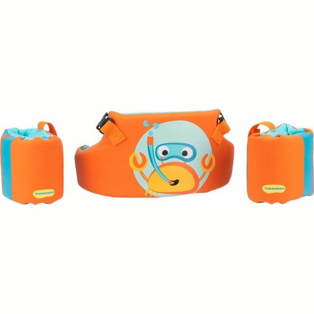 Centura cu aripioare 3-in-1 Splash Guard, Kimo, 2-6 Ani,  15-30 kg