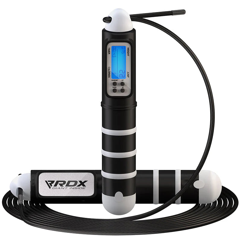 CoardÄƒ de sÄƒrit RDX reglabilÄƒ de 3,2 m, contor digital de calorii arse È™i antrenament