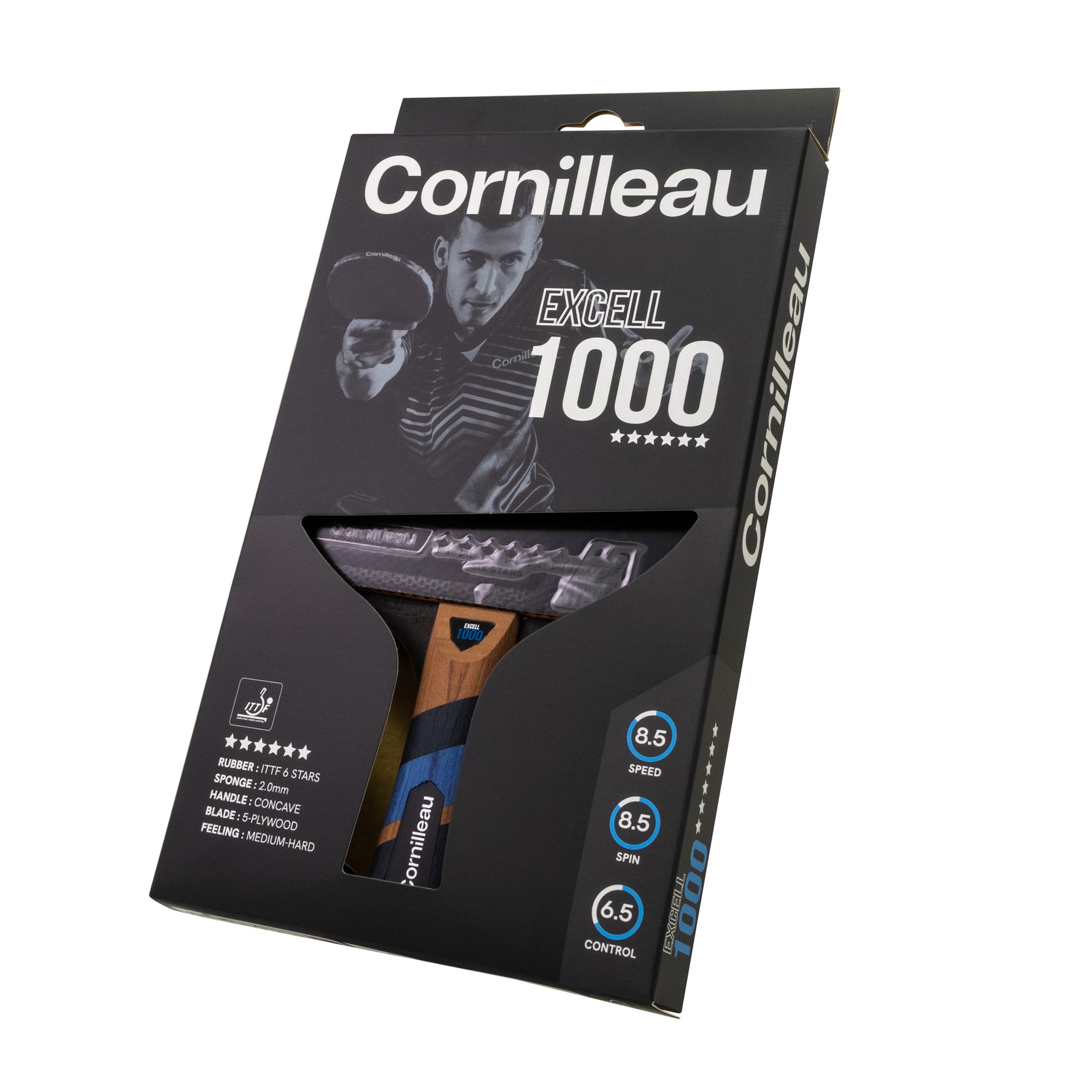 Paletă Tenis de Masă Cornilleau Excell 1000 – OFF/OFF+