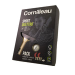 Set 4 Palete Tenis de Masă Cornilleau Sport Pack Quattro + 4 Mingi
