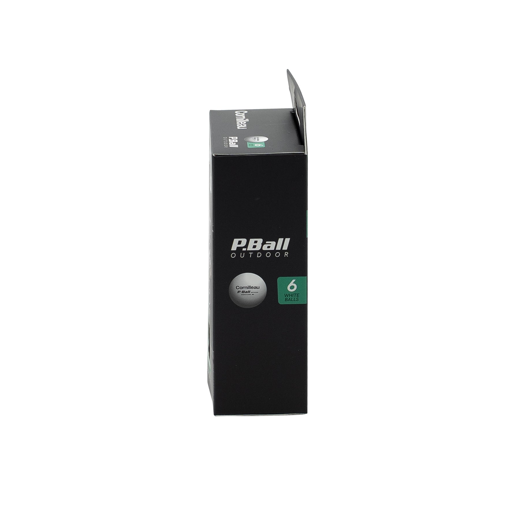 Mingi Tenis de Masă Cornilleau P-Ball Outdoor Set 6 Bucăți Alb