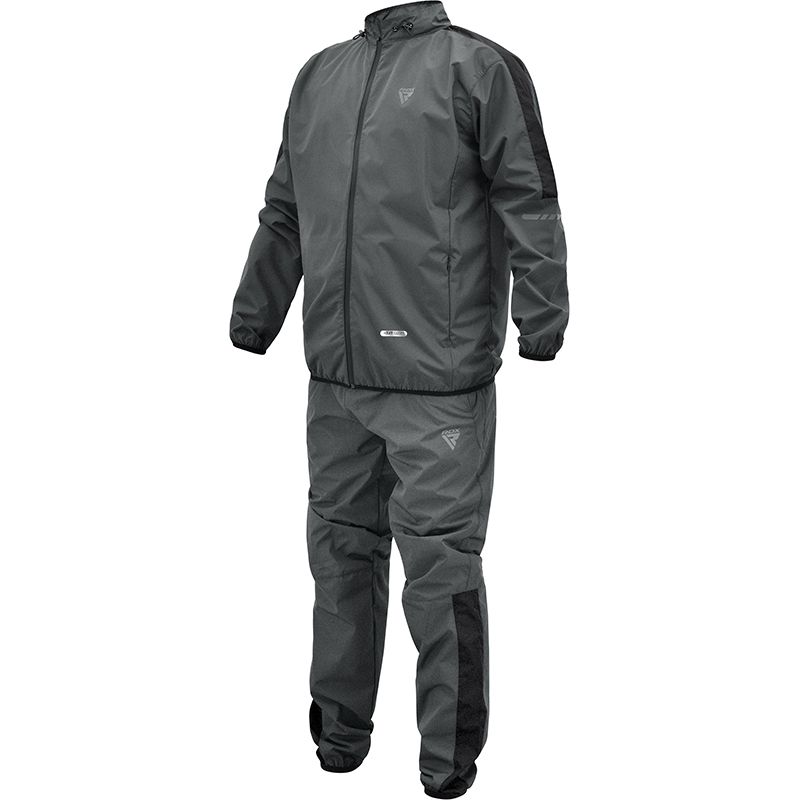 Costum Saună Fitness RDX C1 Instant Sweat™ Gri