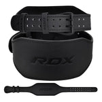 Centură Gym Ridicare Greutăți RDX 6 Inch Piele Negru