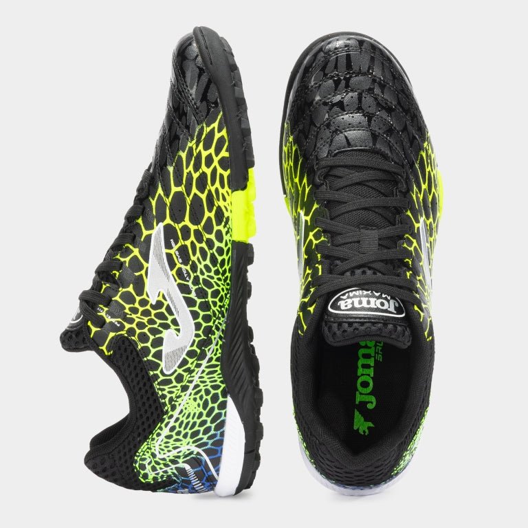 Ghete fotbal Joma MAXIMA 2531 BLACK YELLOW GREEN TURF - expert - sport.ro