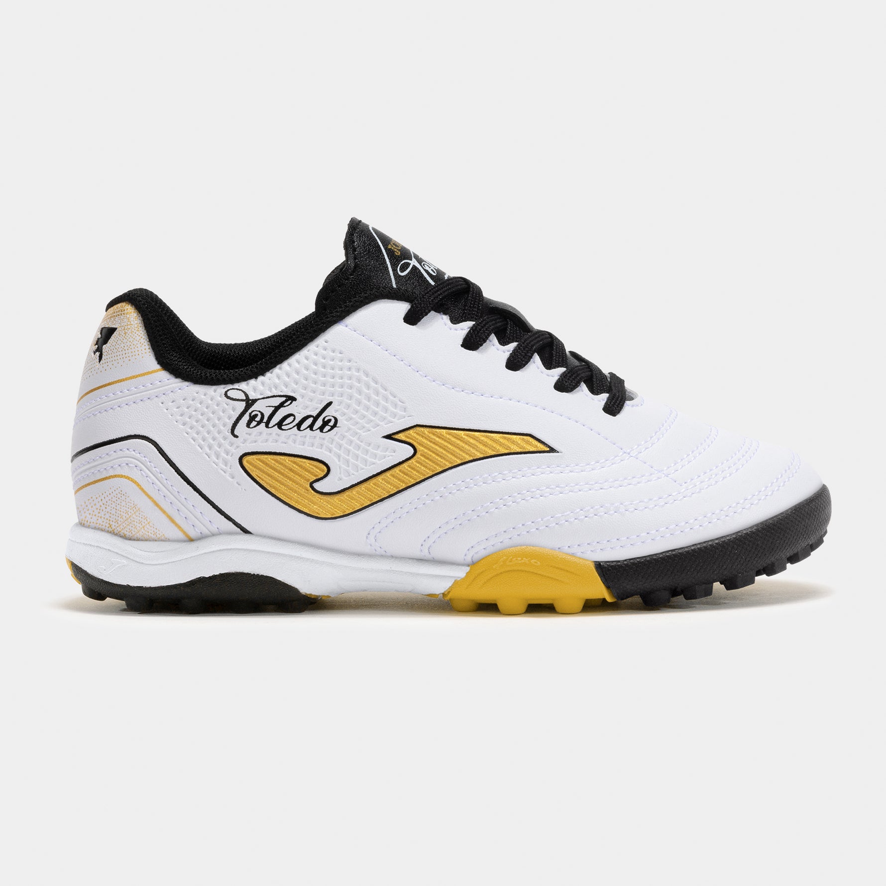 Ghete fotbal Joma TOLEDO JR 2502 WHITE TURF