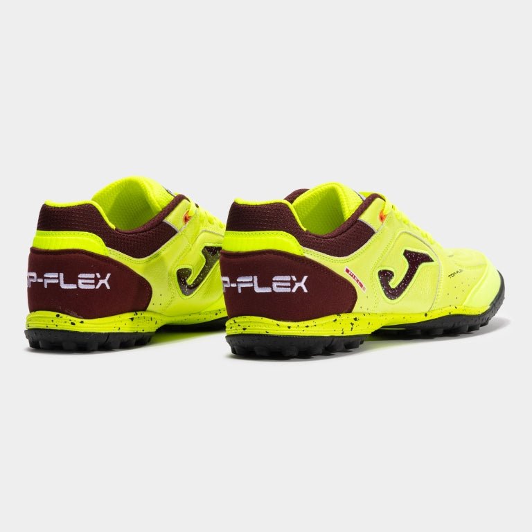 Ghete fotbal Joma TOP FLEX 2509 FLUOR YELLOW PURPLE TURF - expert - sport.ro