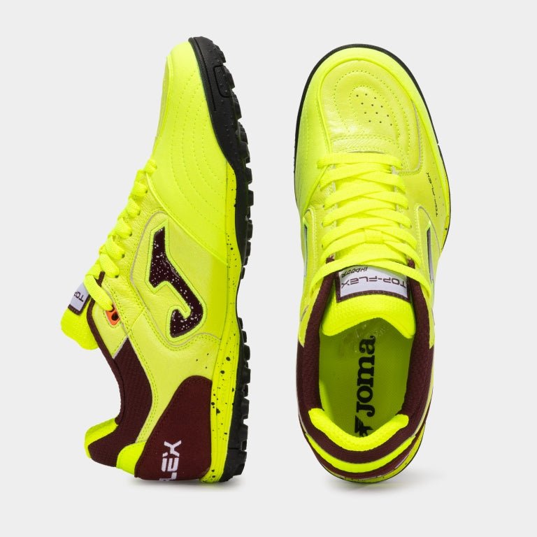 Ghete fotbal Joma TOP FLEX 2509 FLUOR YELLOW PURPLE TURF - expert - sport.ro