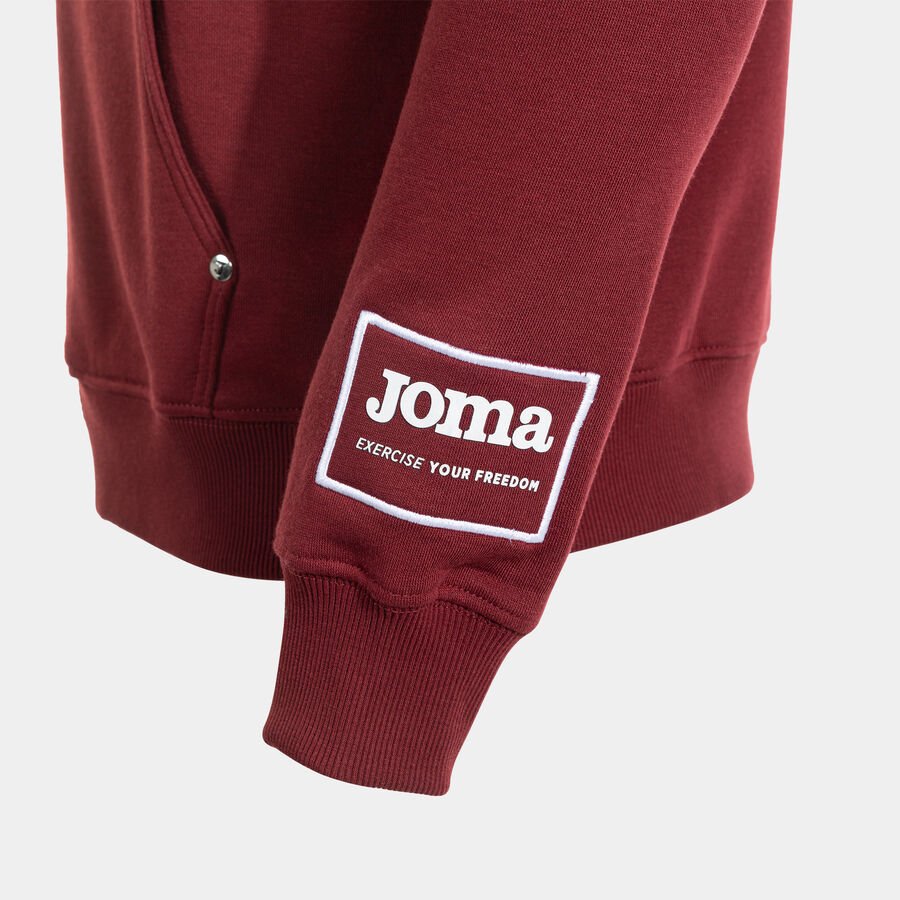 Hanorac Joma URBAN STREET ZIP - UP HOODIE DARK RED - expert - sport.ro