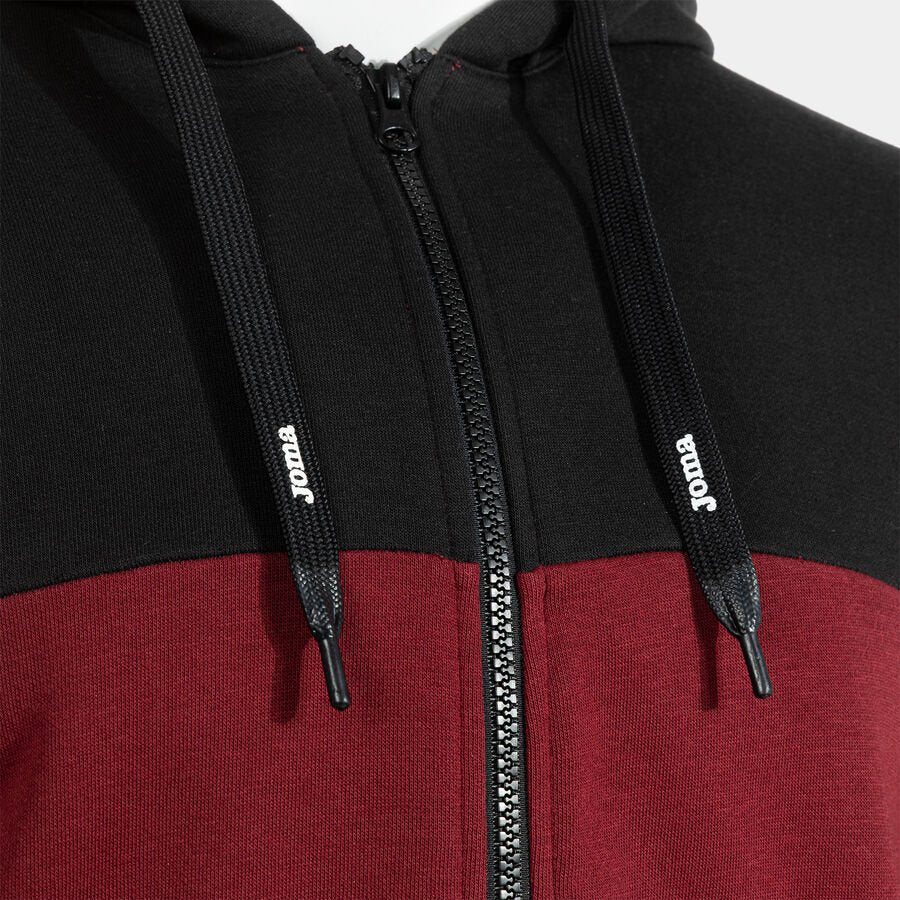 Hanorac Joma URBAN STREET ZIP - UP HOODIE DARK RED - expert - sport.ro