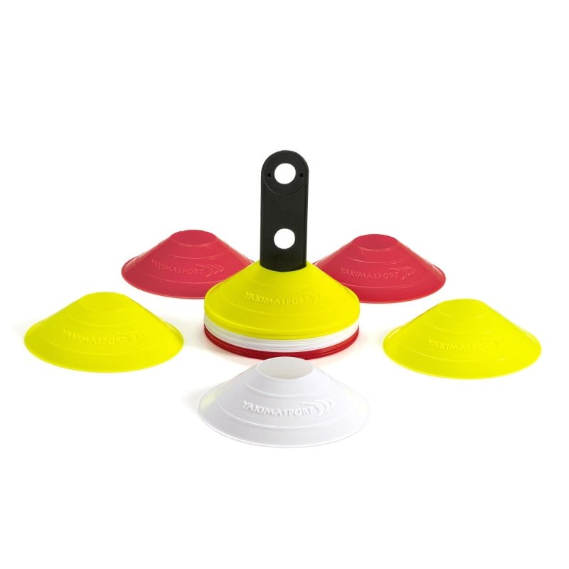 Insule Antrenament Yakimasport Set 30 buc cu Suport Plastic Flexibil - expert-sport.ro