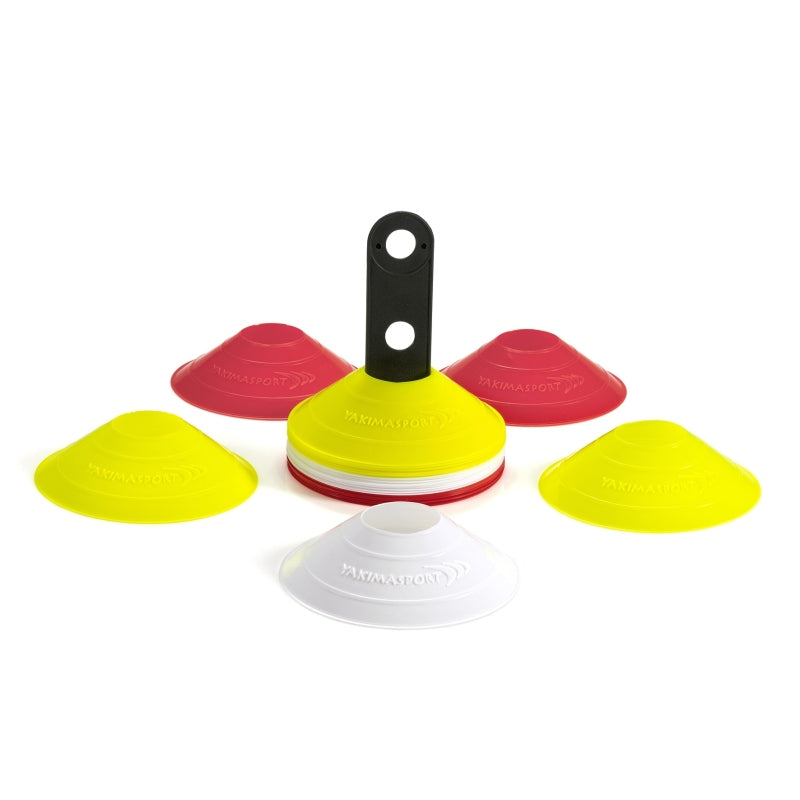 Insule Antrenament Yakimasport Set 30 buc cu Suport Plastic Flexibil