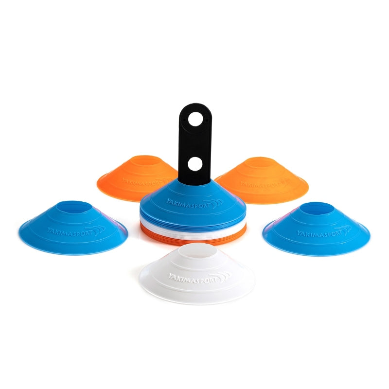 Insule Antrenament Yakimasport Set 30 buc cu Suport Plastic Flexibil
