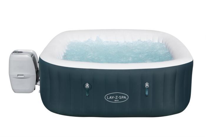 Jacuzzi Bestway Lay-Z-Spa Ibiza Air jet patrat, 180 x 180 x 66 cm