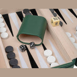Joc Table Philos Thasos, voiaj, imitatie de piele, magnetic, cu maner de transport, verde