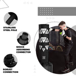 Sac de Box Copii RDX KT Ronin 4ft Autoportant Gri cu Mănuși - expert - sport.ro