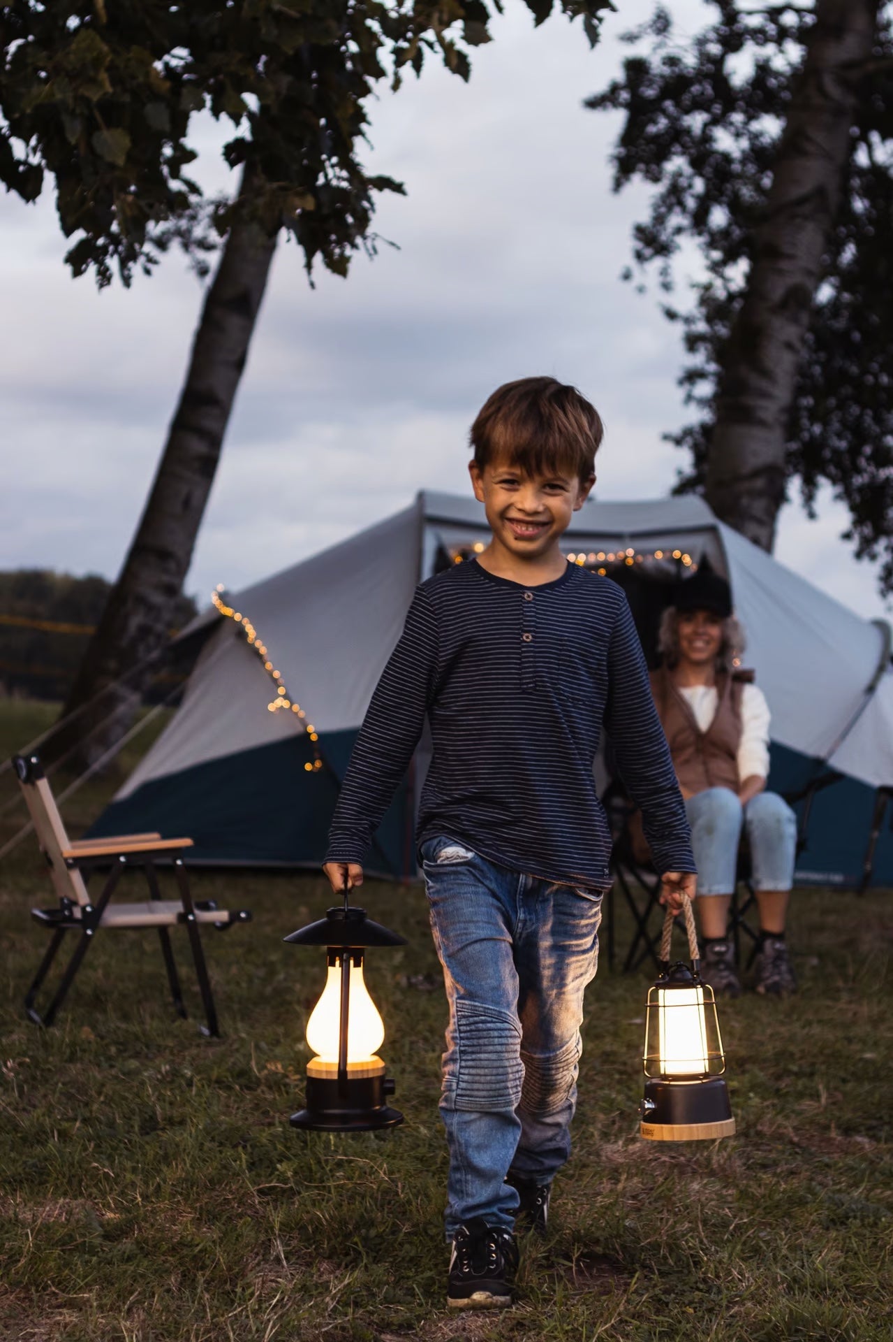 Lanterna LED Retro Large Oslo
