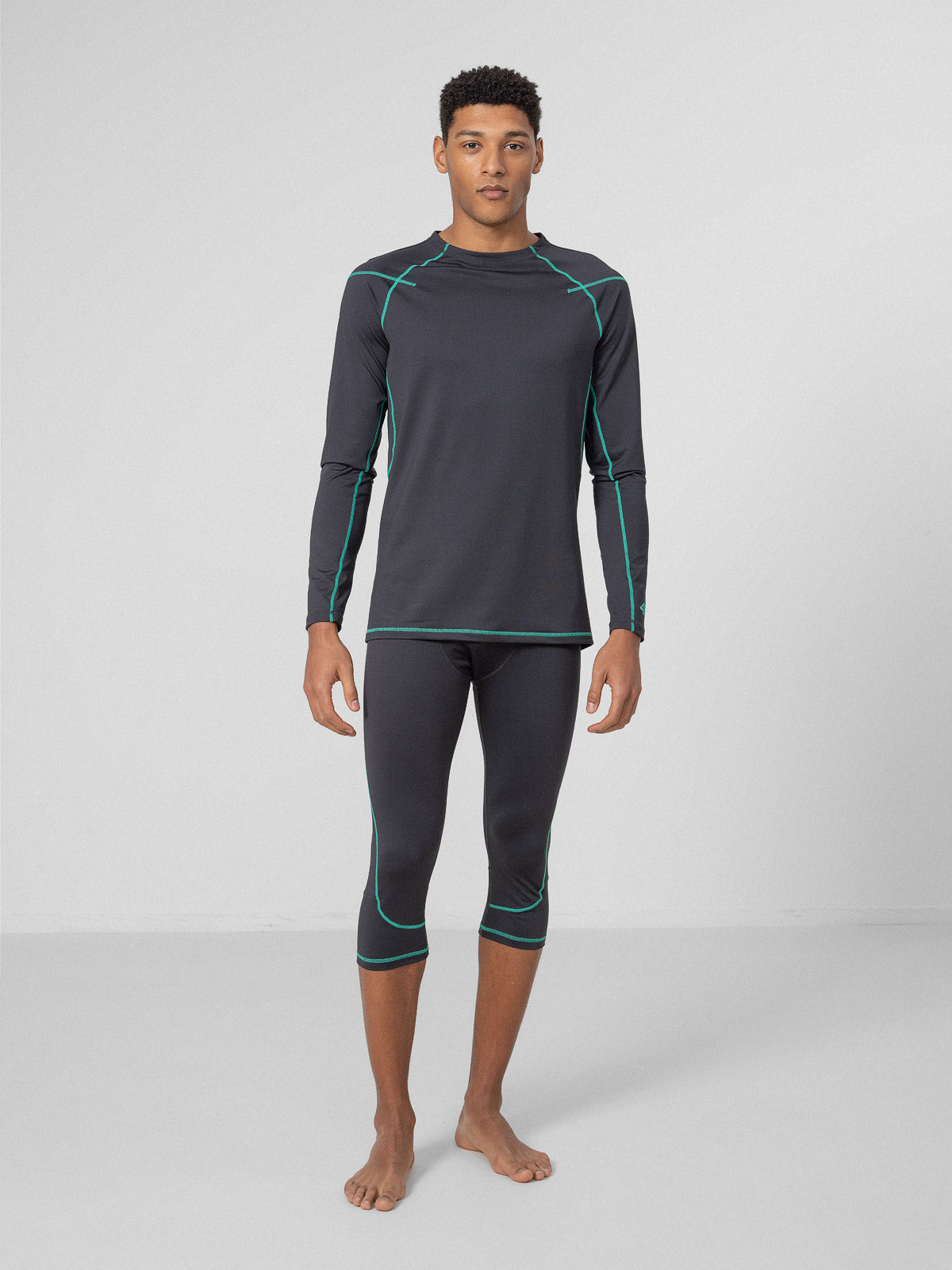 Lenjerie de corp, colanti barbati Fleece 4F BIMP060D