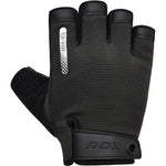 Mănuși Haltere RDX T2 cu Jumătate de Deget – Negru / Maro