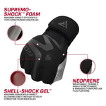 Manusi Grappling neoprene Rdx T15 Matte