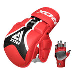 Mănuși Grappling RDX Shooter Aura Plus T-17 Negru Roșu Albastru