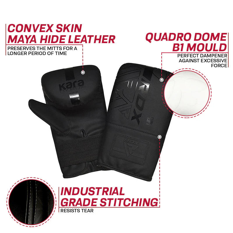 Mănuși Sac Box RDX F6 Kara - Adulti-marime universala , Negru