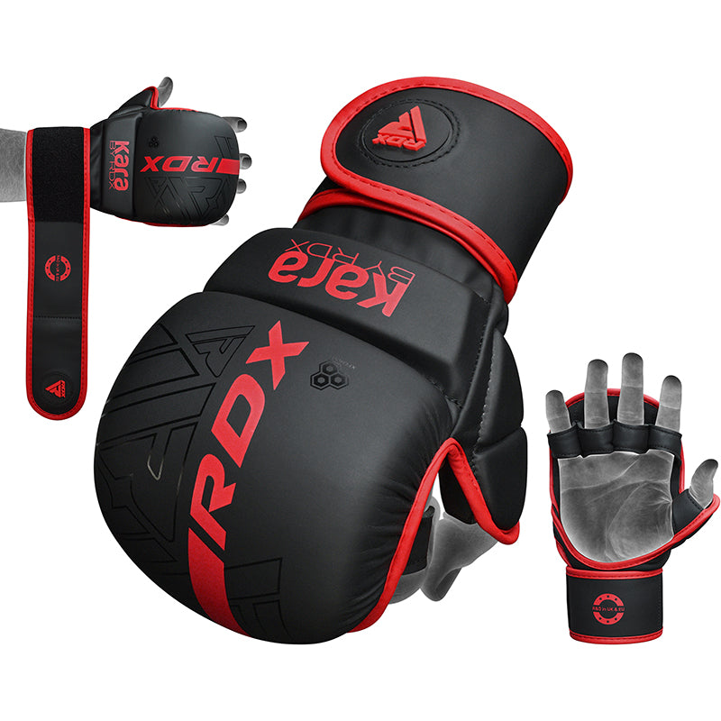 Manusi MMA Sparring RDX F6 Kara Maya Hide