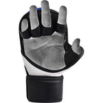 Mănuși MMA RDX Rex Sparring Piele Maya Hide Bleumarin