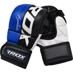 Mănuși MMA RDX Rex Sparring Piele Maya Hide Bleumarin