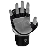 Mănuși Sparring MMA RDX T6 Piele Maya Hide Galben