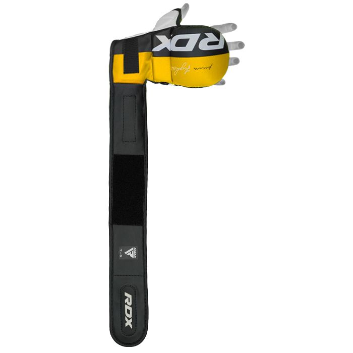 Mănuși Sparring MMA RDX T6 Piele Maya Hide Galben