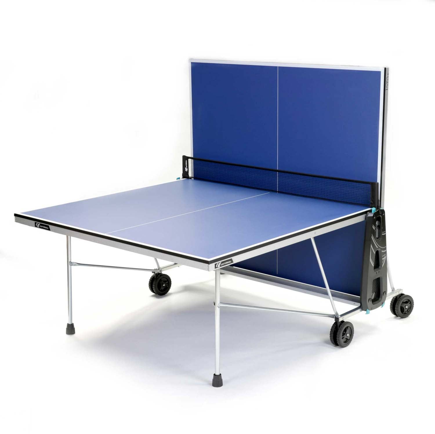 Masă Tenis de Masă Cornilleau 100 Indoor PAL 18mm Albastru