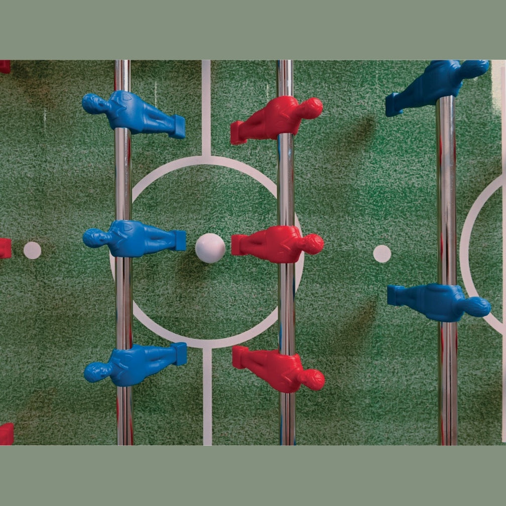 Masă Fotbal Garlando F-100 Bari Telescopice Gri Oak | 145 cm