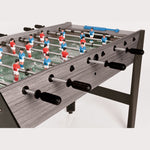 Masă Fotbal Garlando F-Zero Bari Telescopice Gri Oak | 122 cm Copii