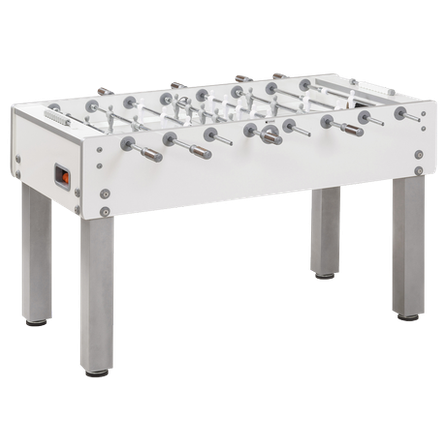Masa fotbal Garlando G500 Pure White,bari telescopice