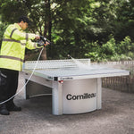 Masă Tenis de Masă Cornilleau 510 Campus Outdoor - Laminat 7mm, Fixare Sol, Clasa B