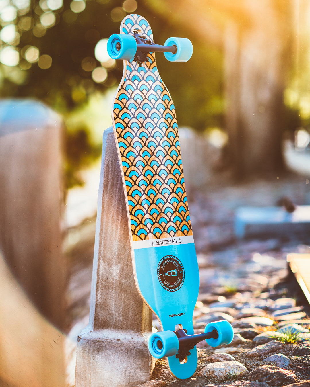 Longboard NAUTICAL C Bambus 41" Drop Through Carving