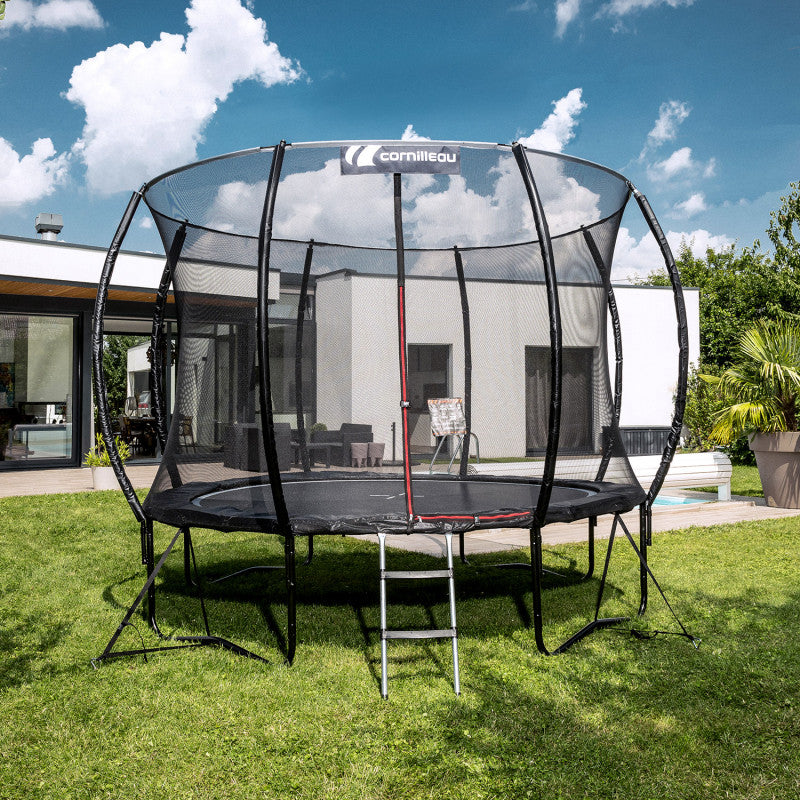 Trambulina Exterior Cornilleau Springcare 244cm Fără Arcuri + Husă + Kit Ancorare