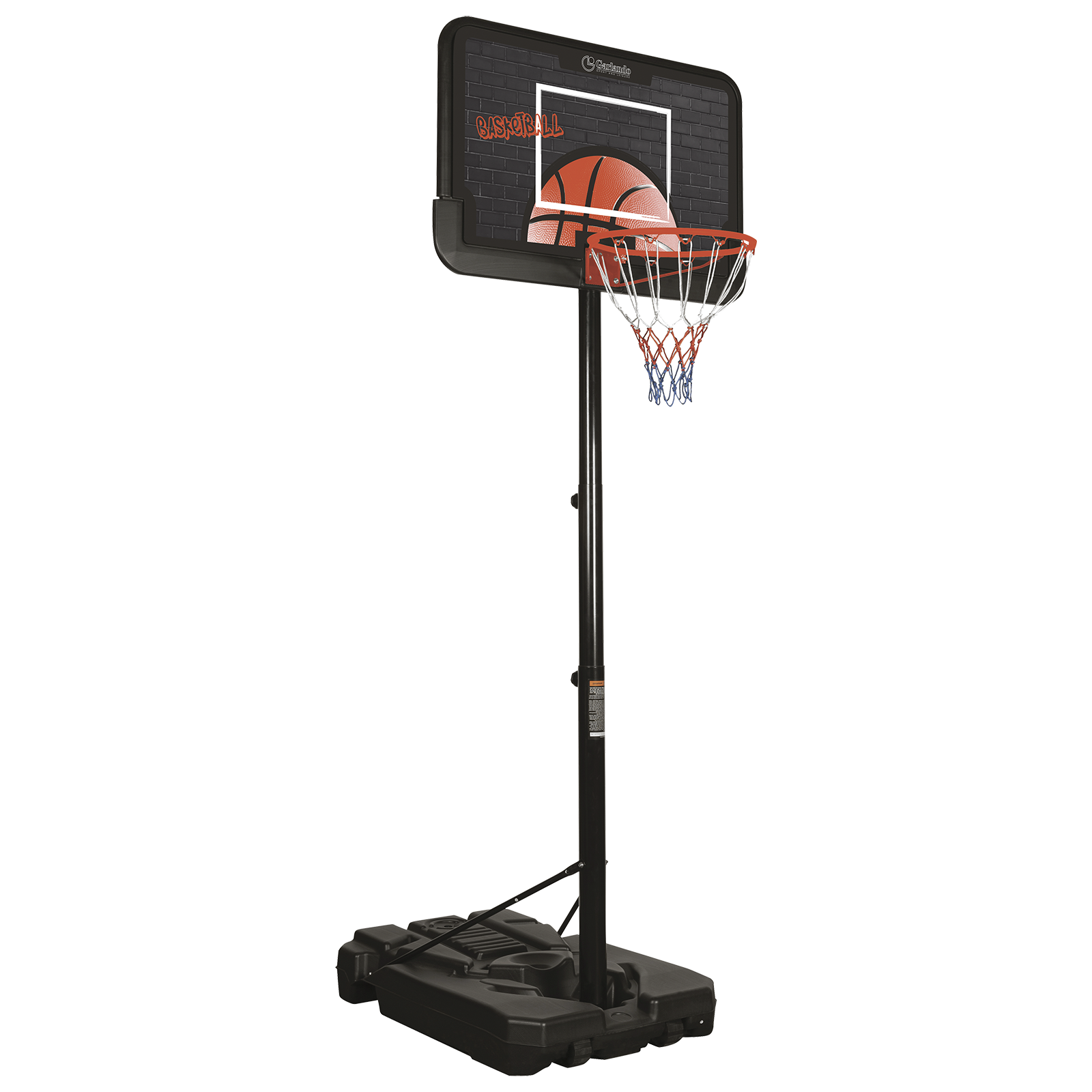 Sistem Baschet Garlando Cleveland – Reglabil 200-305cm, Panou 112x72cm, Adulți