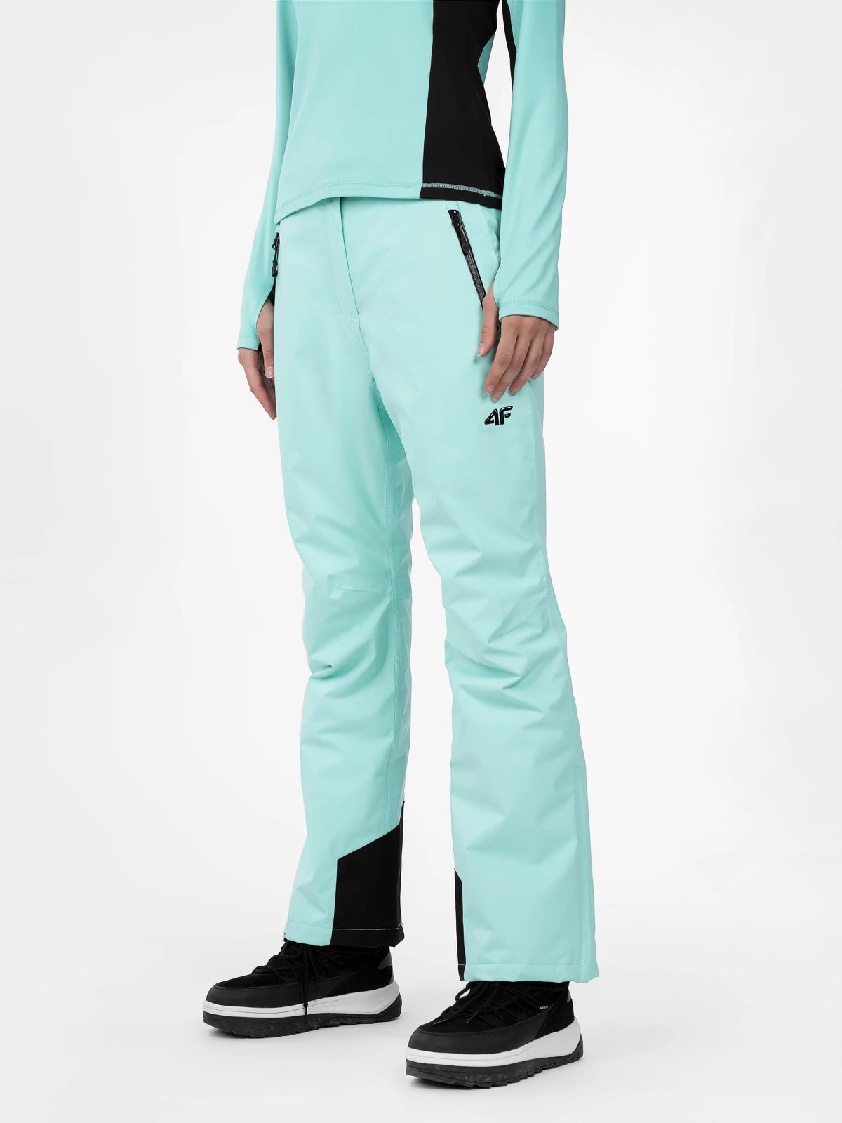 PANTALONI DE SCHI 4FPRO MEMBRANA DERMIZAXÂ® 20 000 PENTRU FEMEI