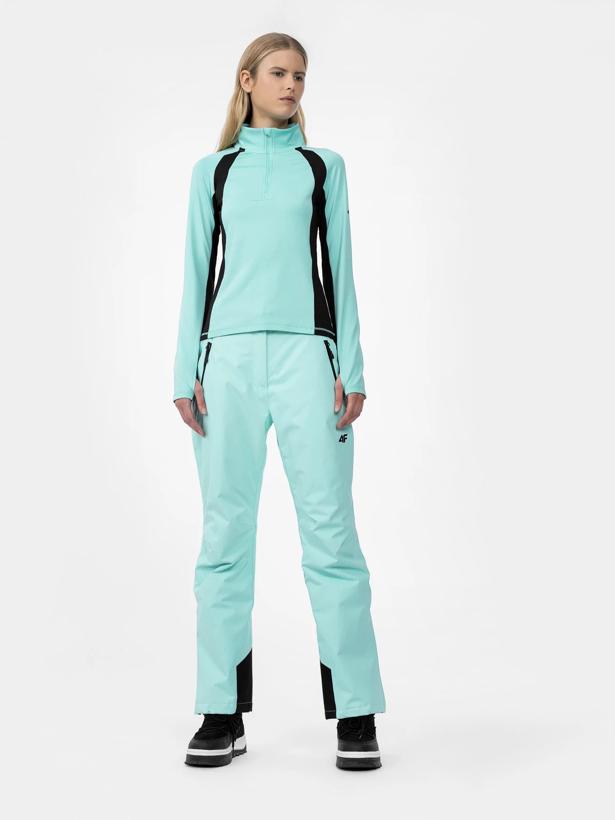 PANTALONI DE SCHI 4FPRO MEMBRANA DERMIZAXÂ® 20 000 PENTRU FEMEI